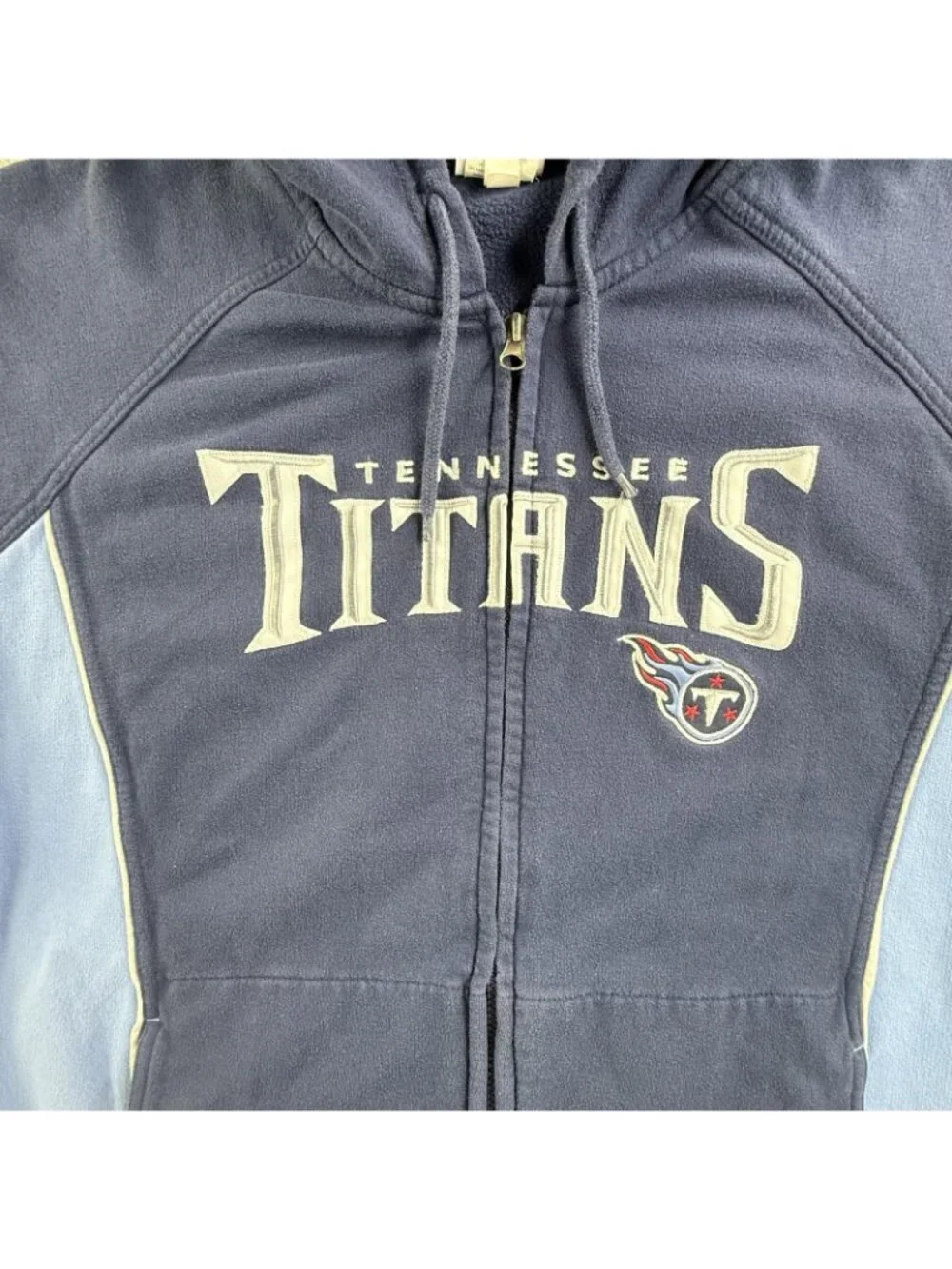 Vintage Tennessee Titans Hoodie Sweatshirt Mens Large Full Zip NFL Football - Picture 6 of 13